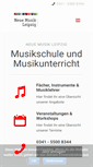 Mobile Screenshot of neue-musik-leipzig.de